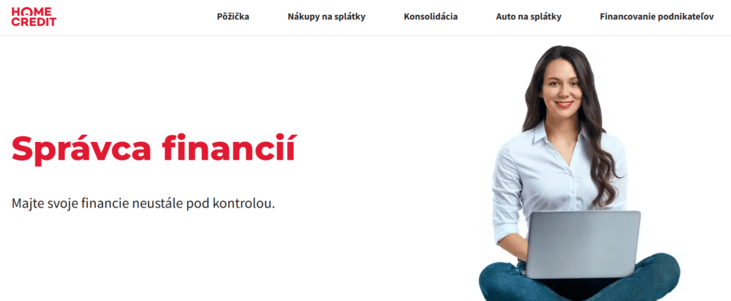 home credit spravca financii