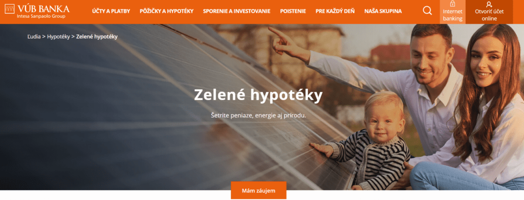 zelena hypoteka vub