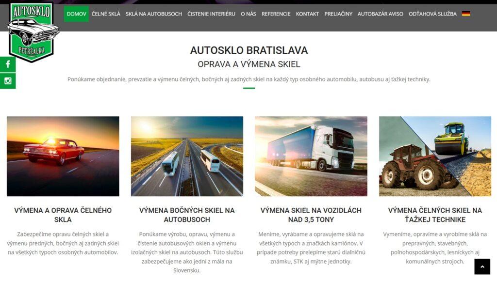 oprava čelného skla na aute Bratislava