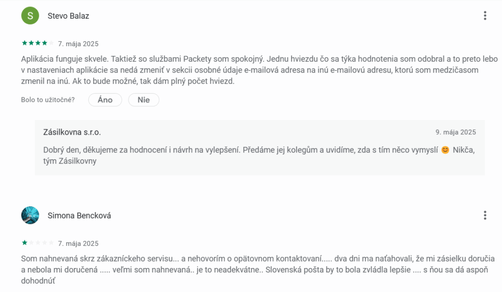 recenzie packeta