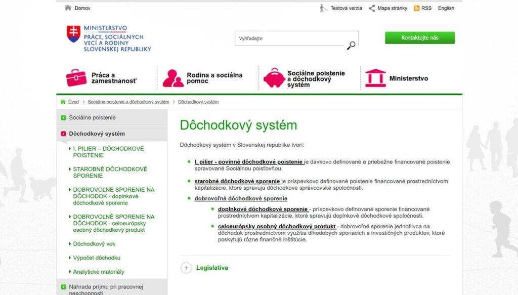 starobné dôchodkové sporenie