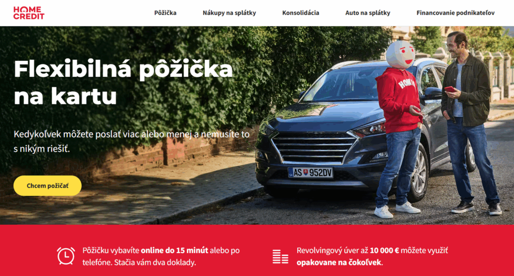 home credit skusenosti