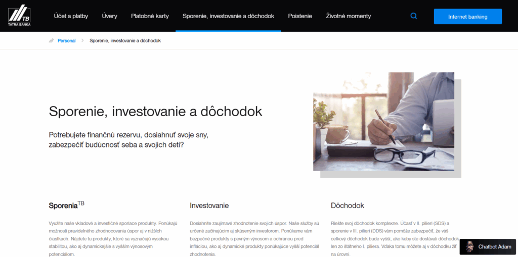 tatra banka investovanie